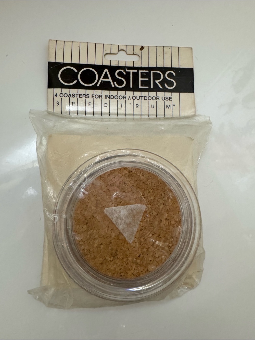 COASTERS Spectrum Cork Coasters - Natural Brown